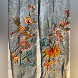 Johnny Was Embroidered Leggings XS